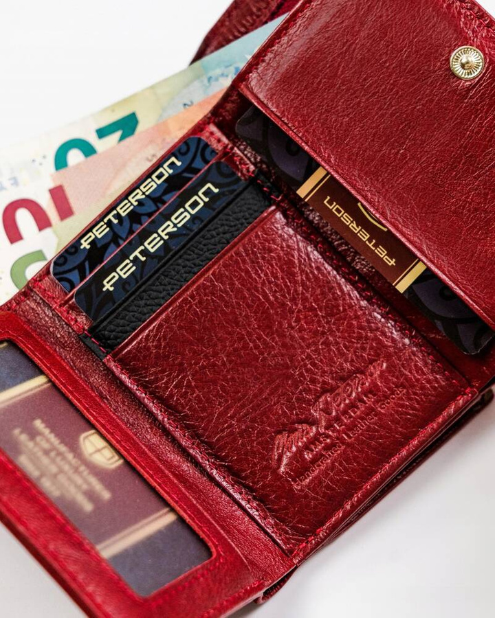 Leather women wallet PETERSON PTN PL-412