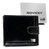 Leather wallet RFID ROVICKY CPR-10L-NBAR