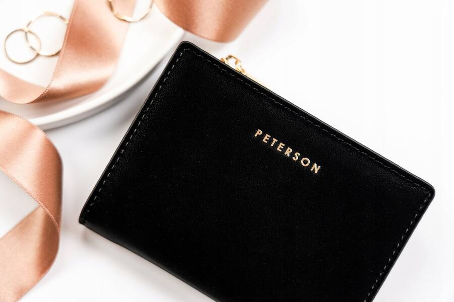 Leatherette wallet RFID PETERSON PTN 003-WEI