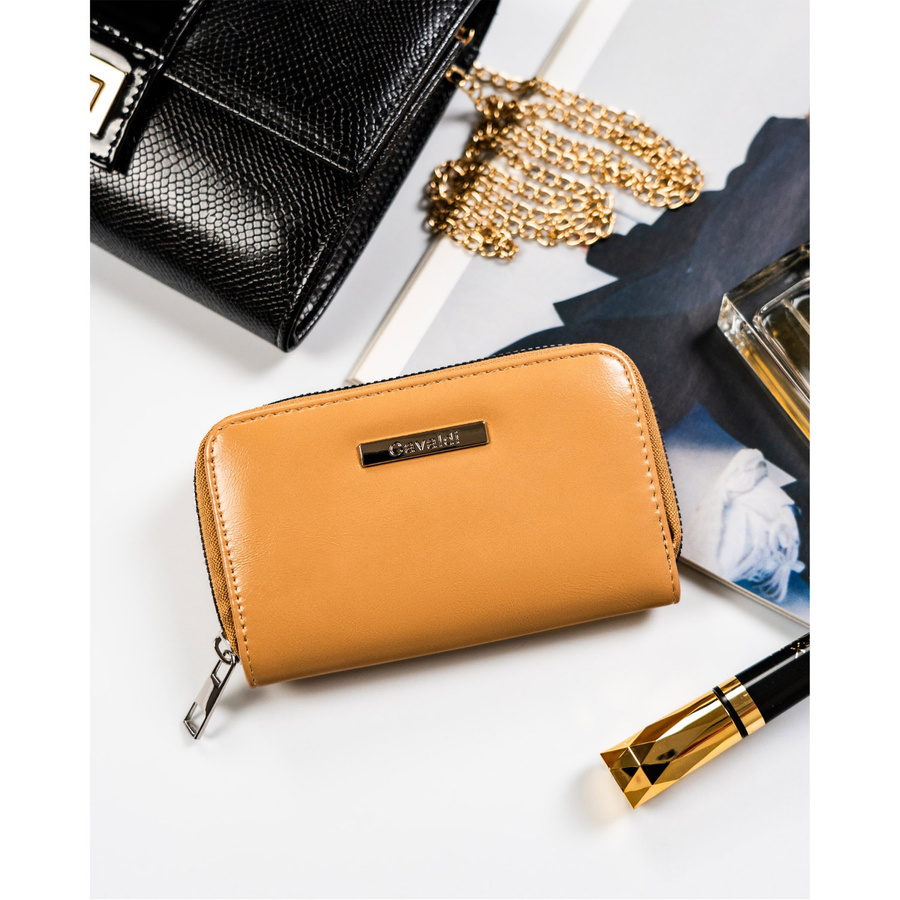 Leatherette wallet 4U CAVALDI ABT-02-BL