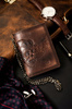 Leather wallet RFID PETERSON PTN N4C-VIN-S