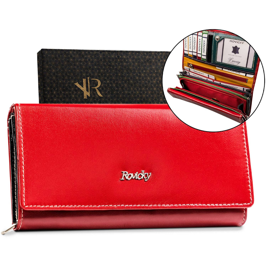 Leather wallet RFID ROVICKY R-RD-12-GCL-3608 RM2