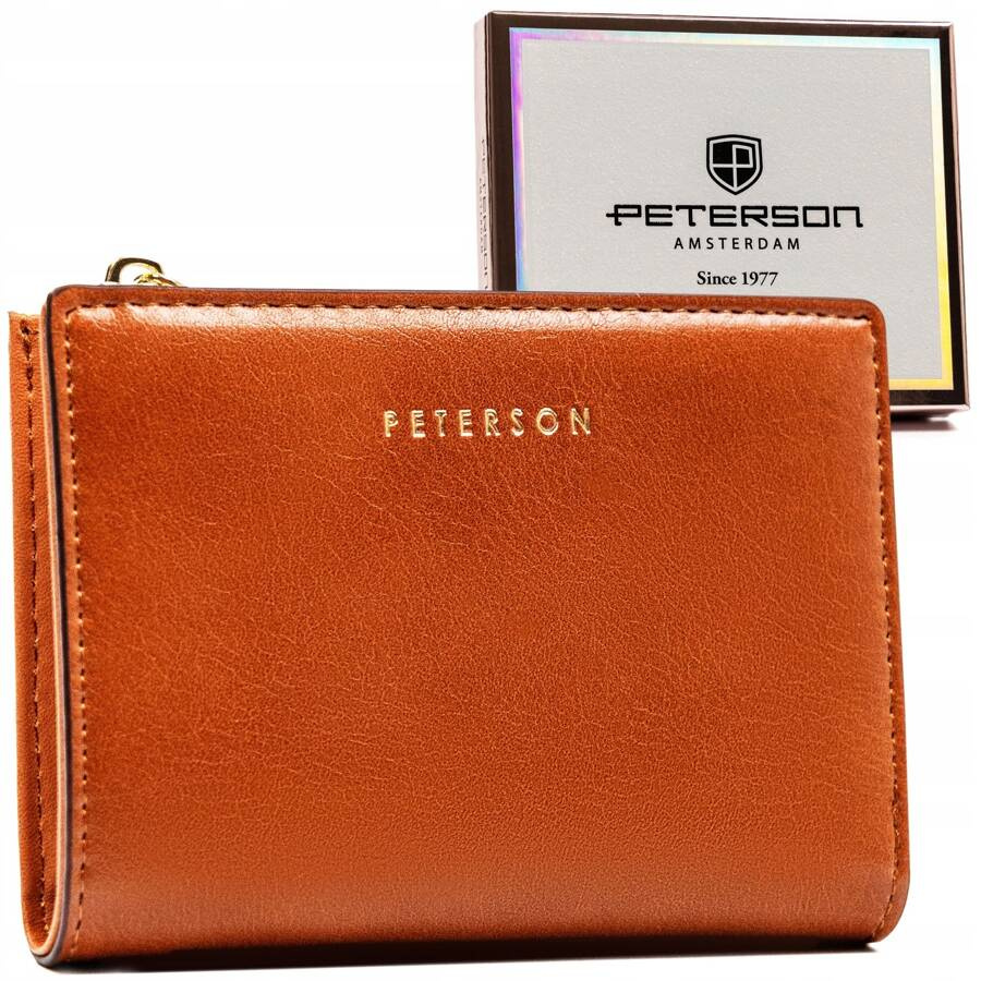 Leatherette wallet RFID PETERSON PTN 003-F