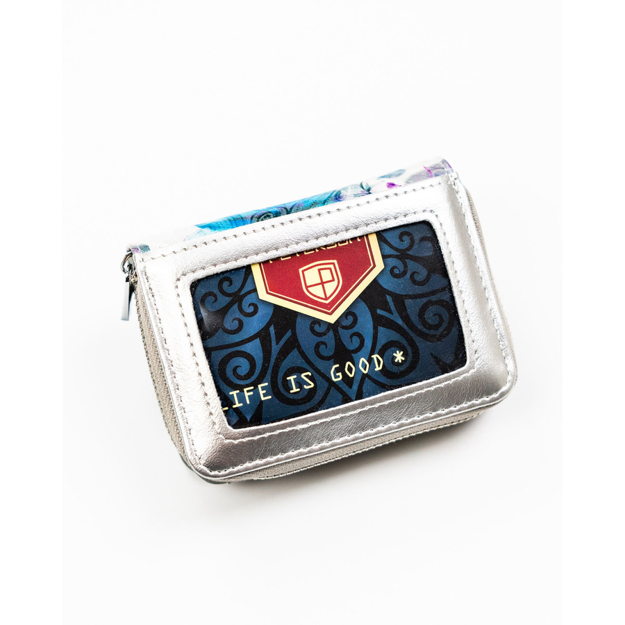 Leather+leatherette wallet RFID PETERSON PTN PX33-1-NPK