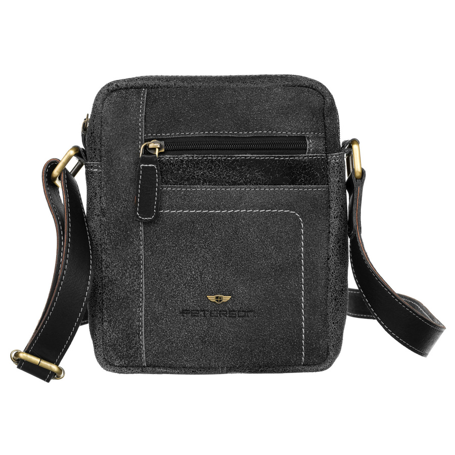 Leather bag PETERSON PTN 8022-SCC