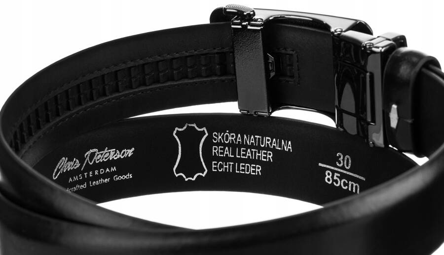 Leather belt PETERSON PTN A002