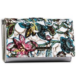 Leather wallet 4U CAVALDI PN23-FL-BL-MULTI