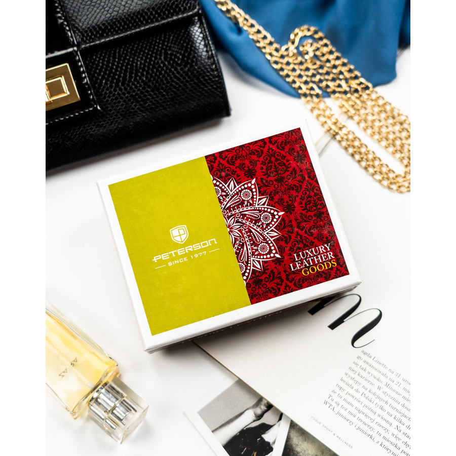 Leather wallet RFID PETERSON PTN PH31-LFL