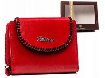 Leather wallet RFID PETERSON PTN KA-21