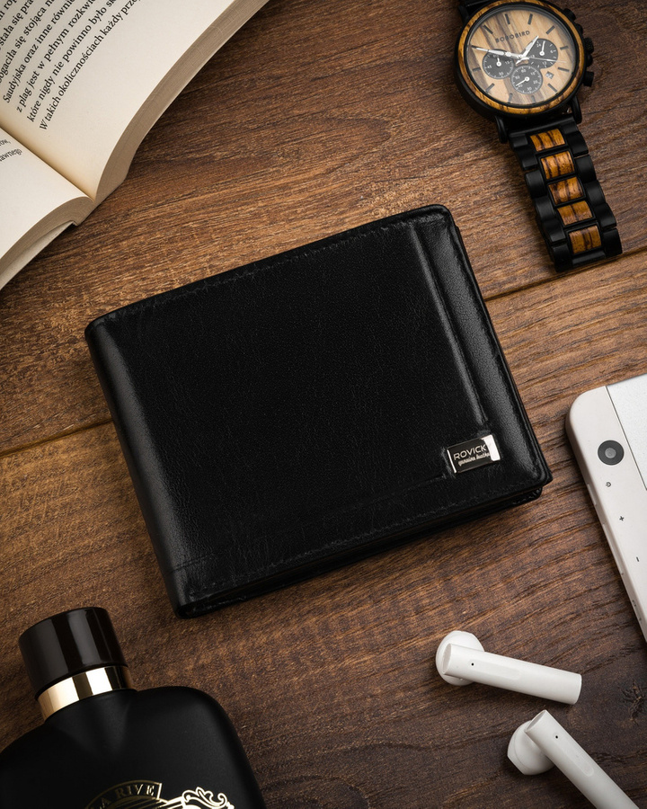 Leather wallet RFID ROVICKY CPR-992-BAR