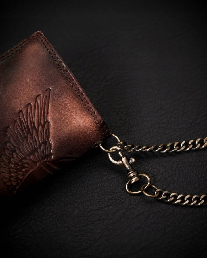 Leather wallet RFID PETERSON PTN N4C-VIN-S