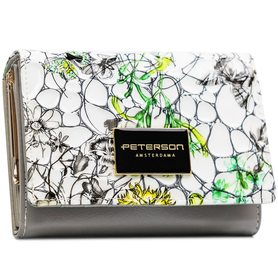 Leather wallet RFID PETERSON PTN PH30-LFL