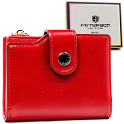 Leatherette wallet RFID PETERSON PTN 012-F