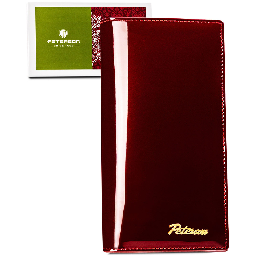 Leather wallet RFID PETERSON PTN BC-421431