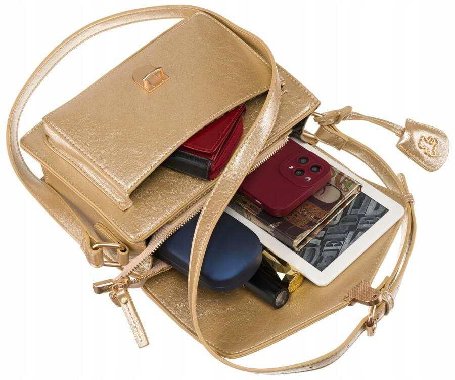 Leatherette bag LULUCASTAGNETTE VENANCE