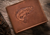 Leather wallet RFID ALWAYS WILD N992-CHM-FISH