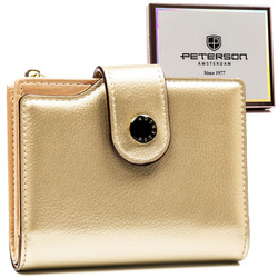 Leatherette wallet RFID PETERSON PTN 012-HRH