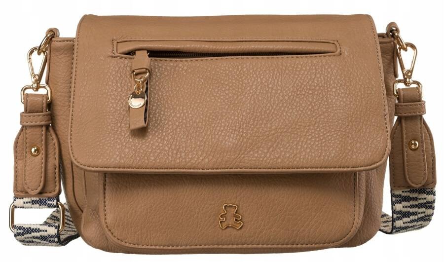 Stylowa listonoszka damska ze skóry ekologicznej - LuluCastagnette