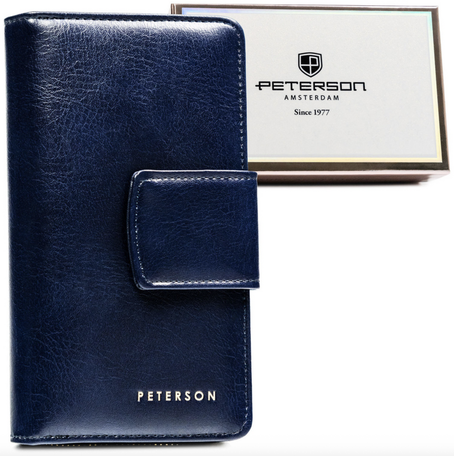 Leatherette wallet RFID PETERSON PTN 008-HF