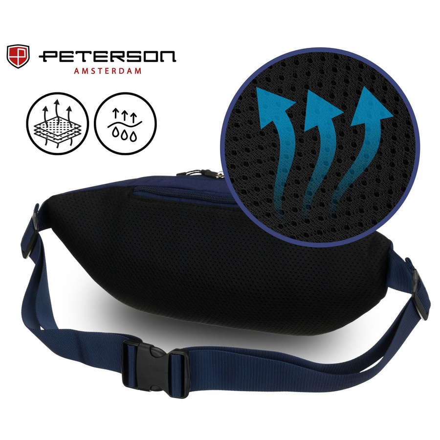 Polyester bumbag PETERSON PTN SWY-01