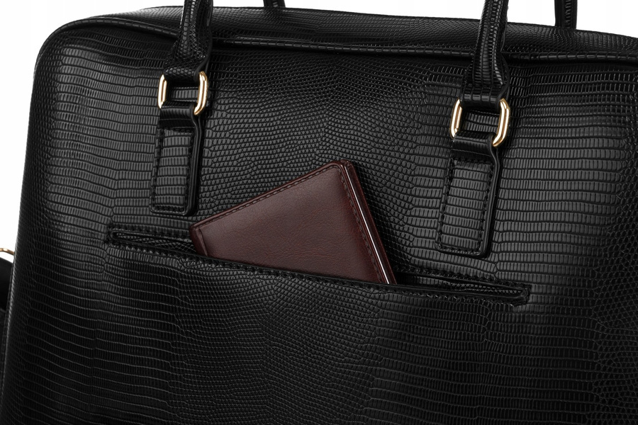 Leatherette laptop bag PETERSON PTN 1429