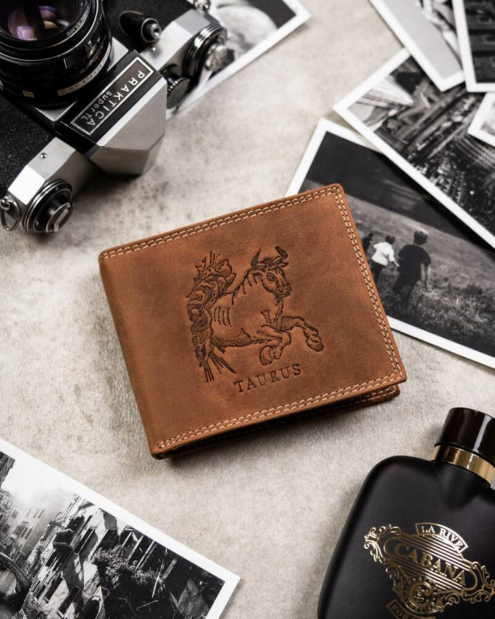 Leather wallet RFID ALWAYS WILD N992-CHM-TAUR