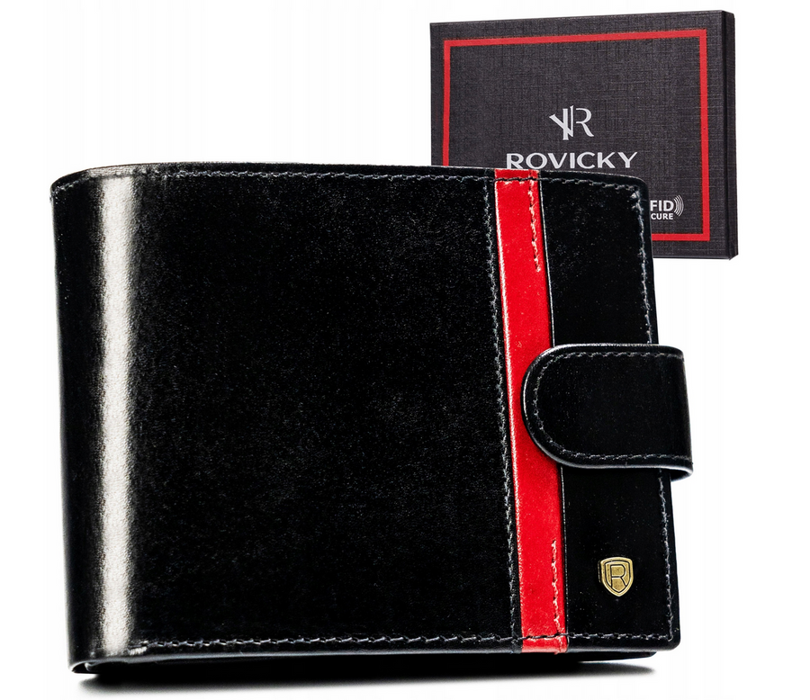 Leather wallet RFID ROVICKY 22319L-RVTP