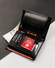 Leather wallet RFID PETERSON PTN 333.01