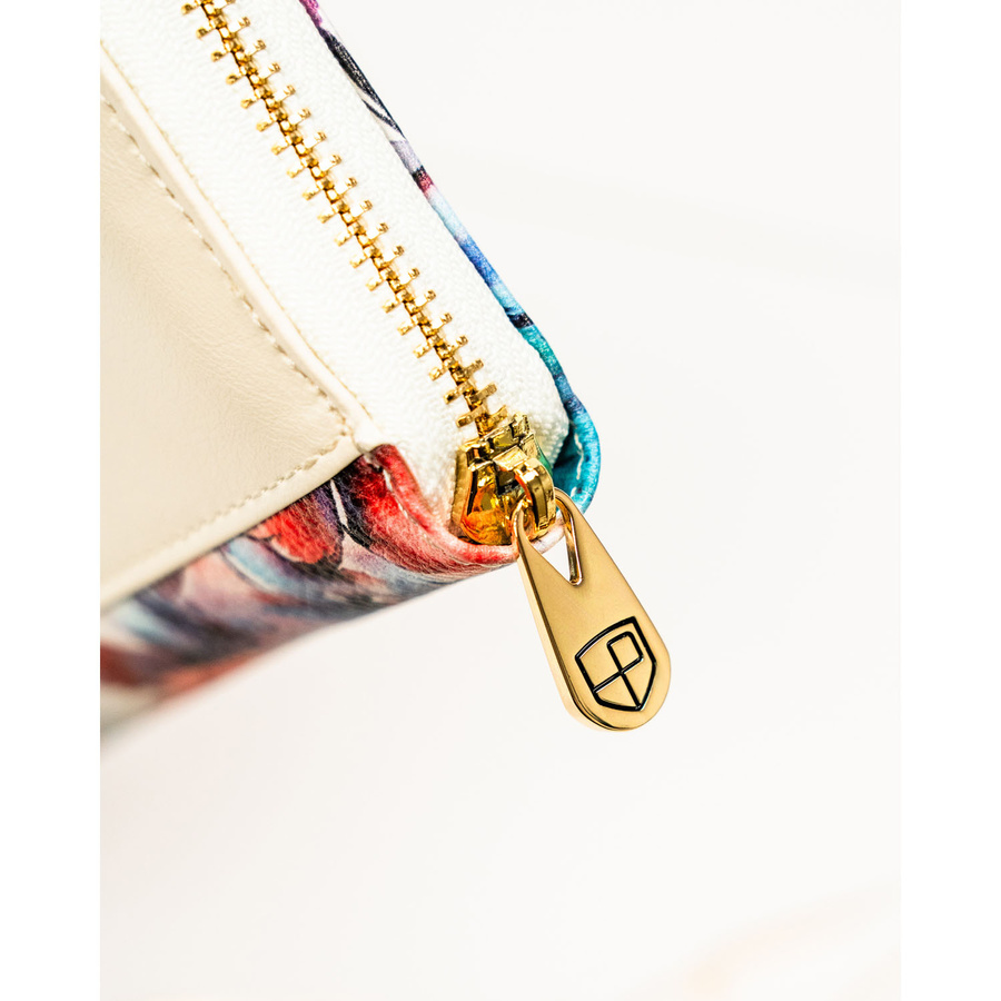 Leather and leatherette wallet RFID PETERSON PTN PX25-PF2