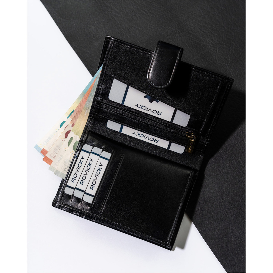 Leather wallet RFID ROVICKY N74L-RVT