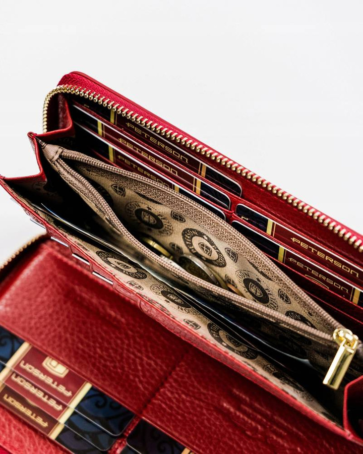 Leather women wallet PETERSON PTN PL-781