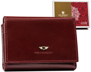 Leather's wallet RFID PETERSON PTN 247-BO