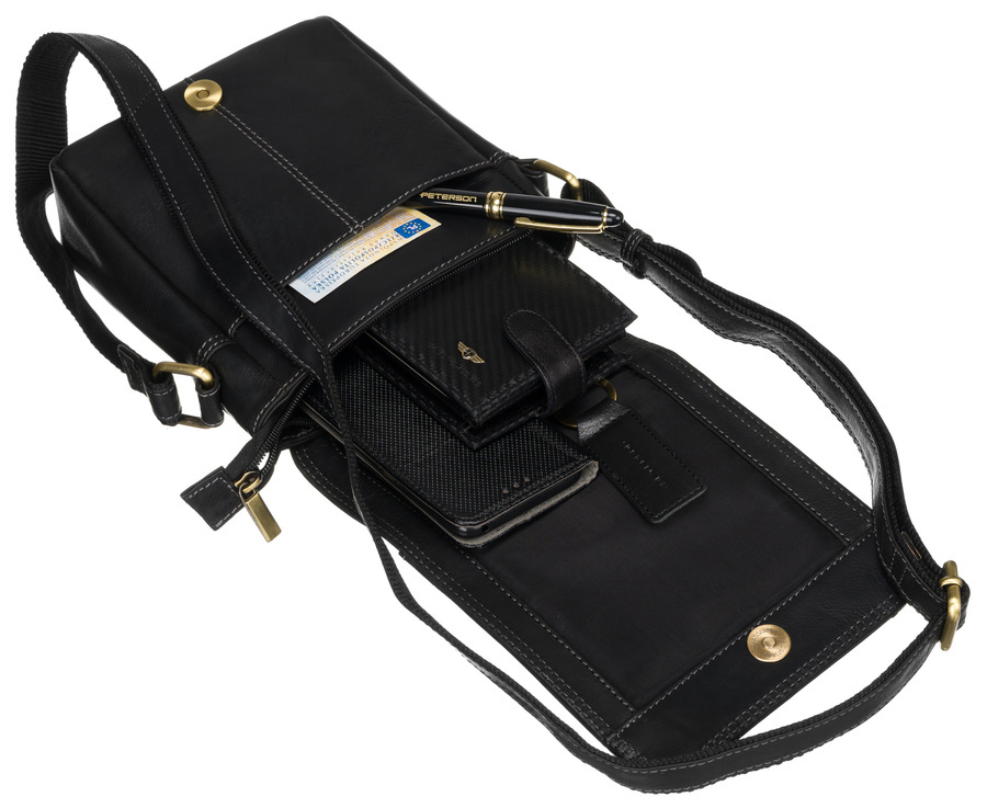 Torba skórzana PTN TB-7032-COM BLACK