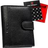 Leather wallet RFID PETERSON PTN N4L-DOT