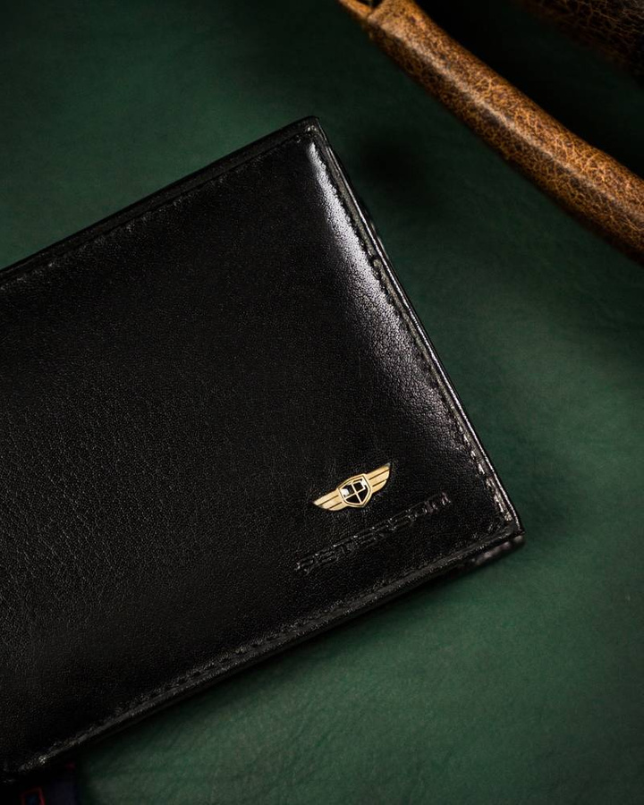 Leather wallet RFID PETERSON PTN 380-P