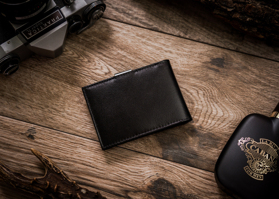 Leather wallet RFID ROVICKY R-RM-19-GCL-CF