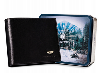 Leather wallet RFID PETERSON PTN 304-P