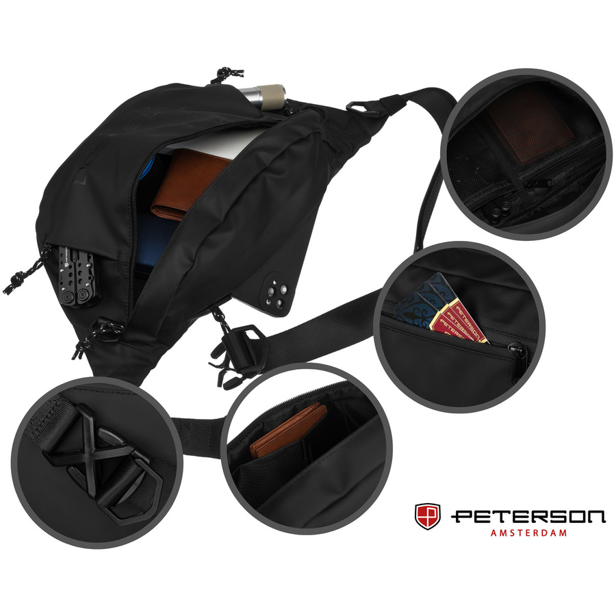 Synthetic bumbag PETERSON PTN SN-YG-01