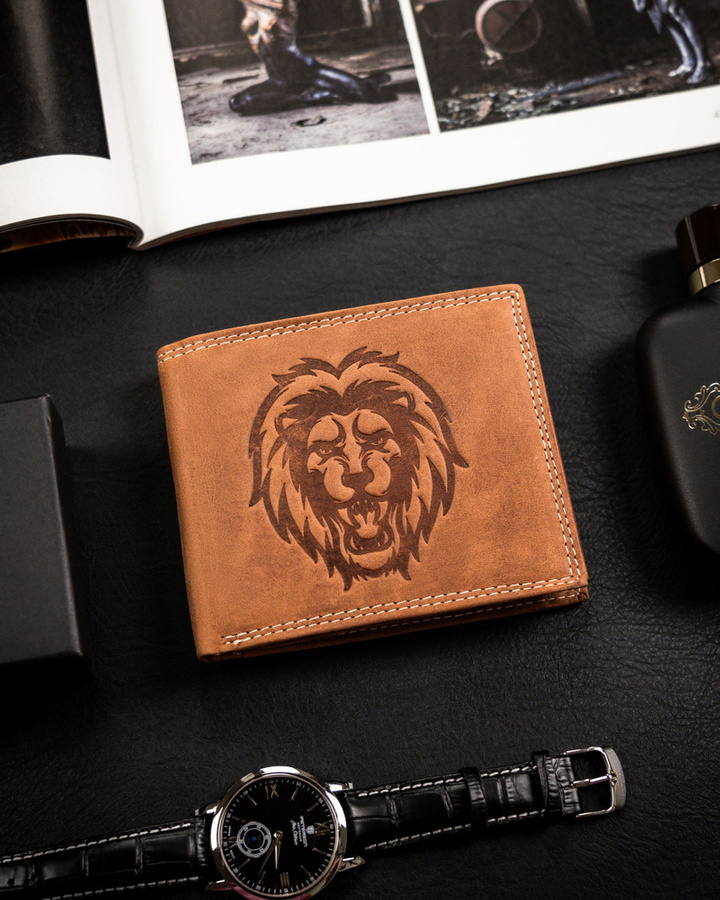 Leather wallet RFID ALWAYS WILD N992-CHM