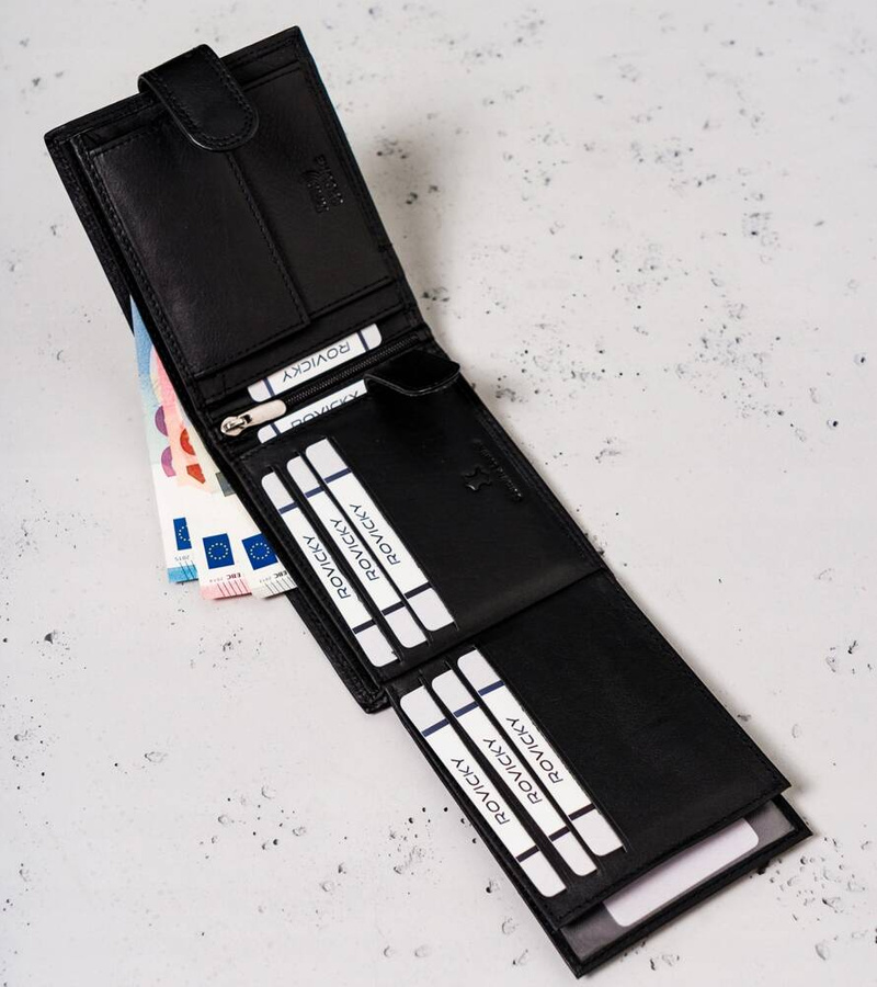 Leather wallet RFID ALWAYS WILD N992L-P-CCD-2-2726 B