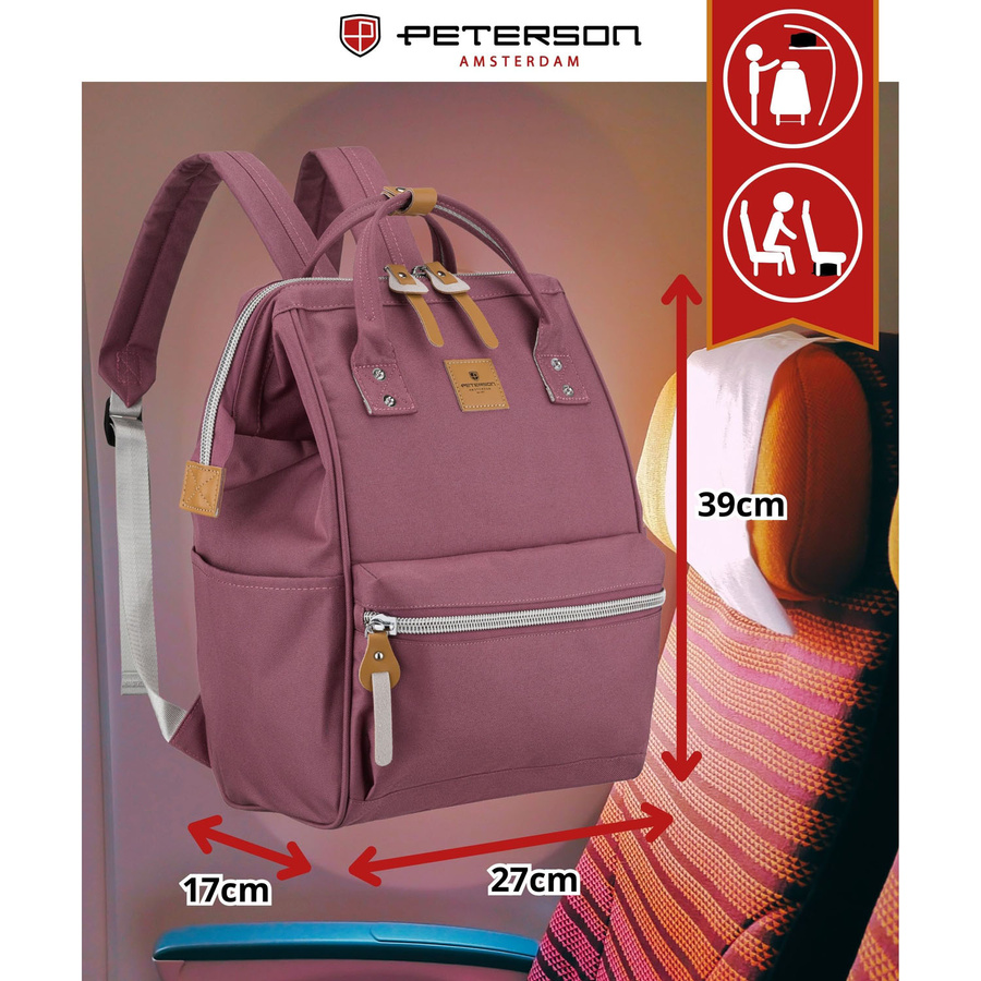 Polyester bagpack PETERSON BETA