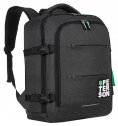 Polyester bagpack PETERSON PTN GPL-01-T