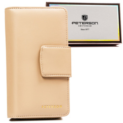 Leatherette wallet RFID PETERSON PTN 76116-F8