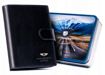 Leather wallet RFID PETERSON PTN 22311L-VT