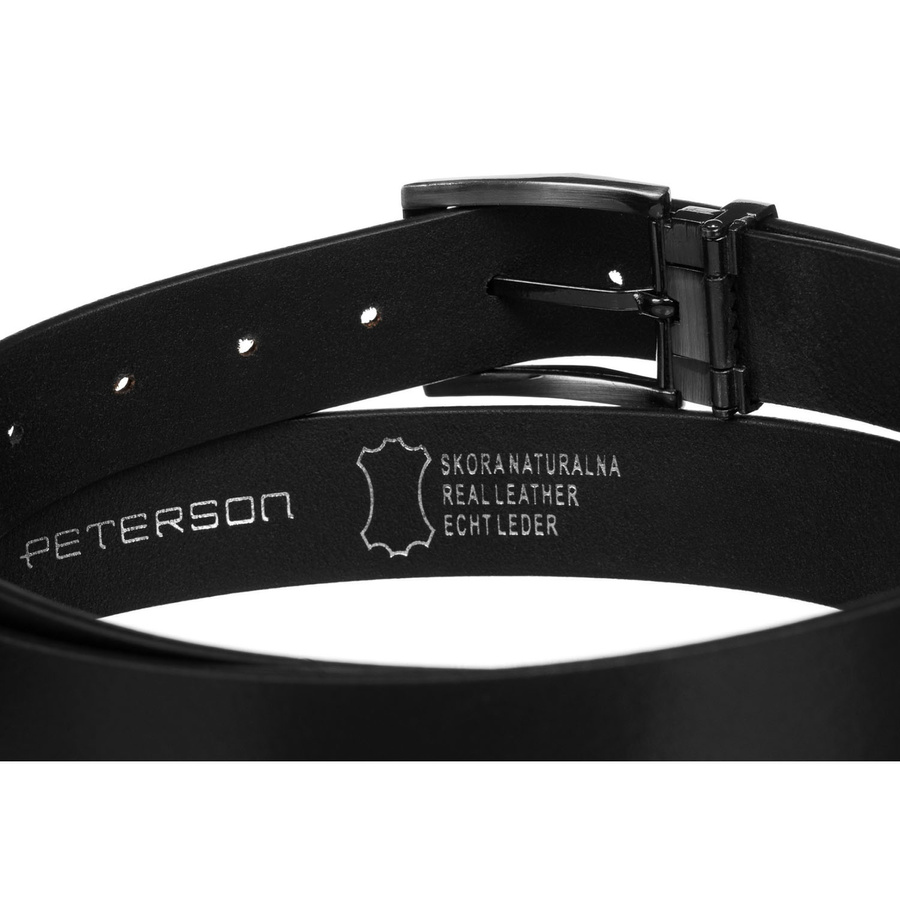Leather belt PETERSON PTN LTP-TEX