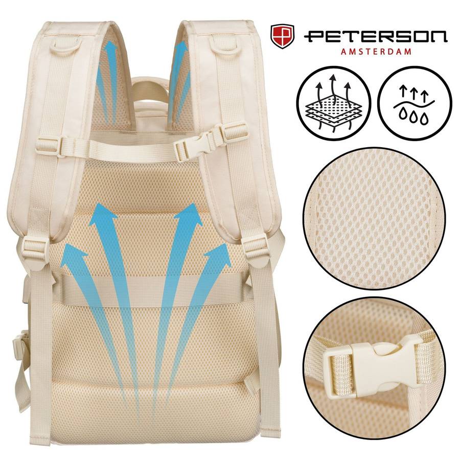 Polyester bagpack PETERSON PTN 24421