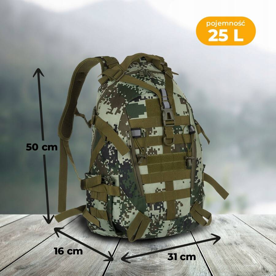 Nylon fabric bagpack PETERSON BL075