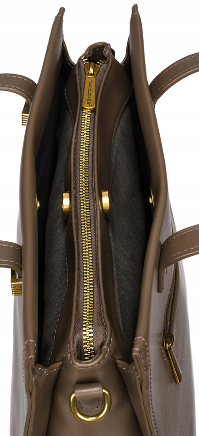 Leatherette shopper bag DAVID JONES 6882-2