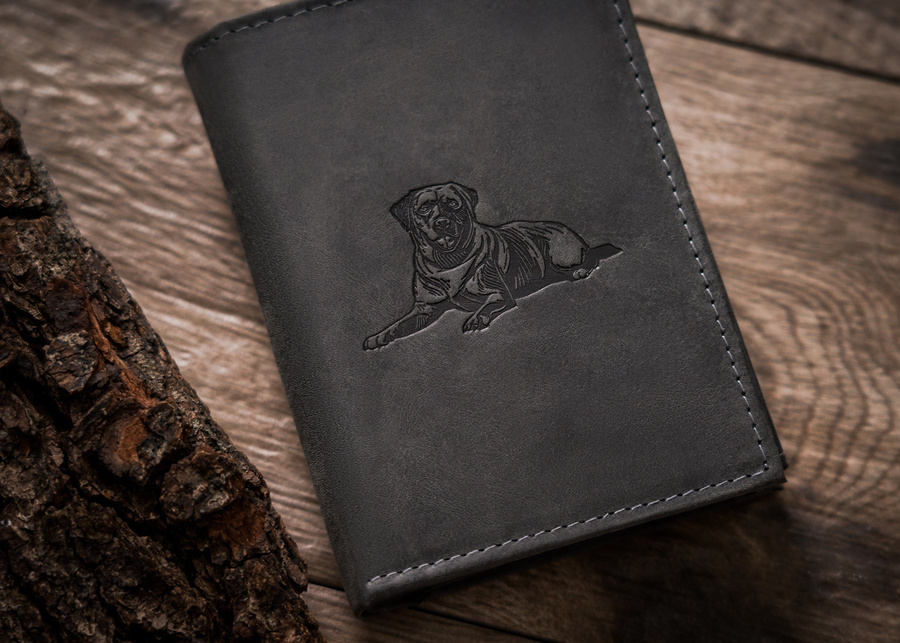 Leather wallet RFID ALWAYS WILD N4-CHM-DOG