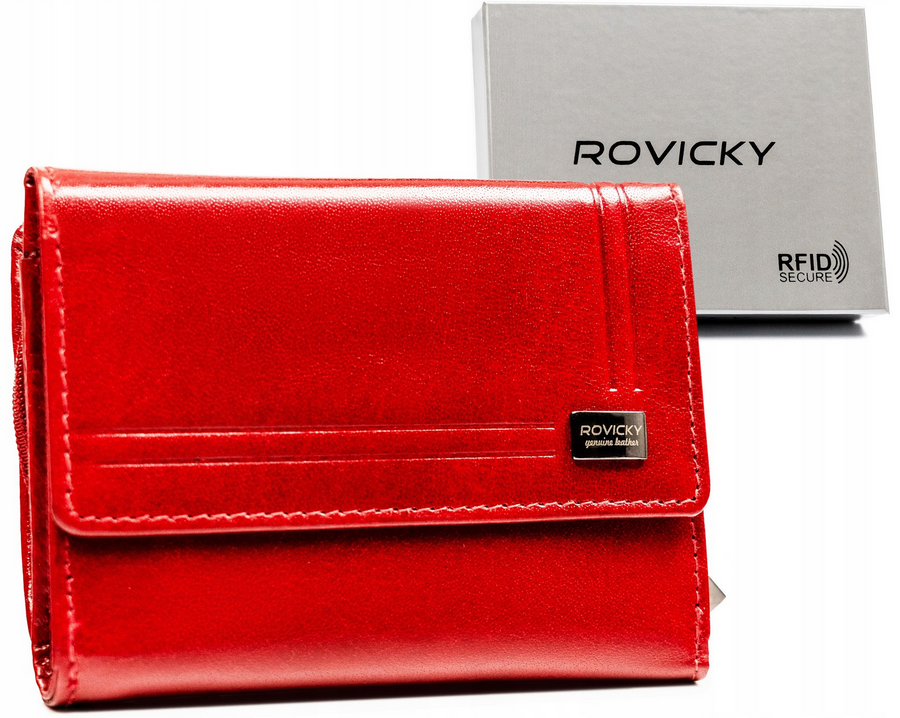 Leather wallet RFID ROVICKY CPR-121-BAR